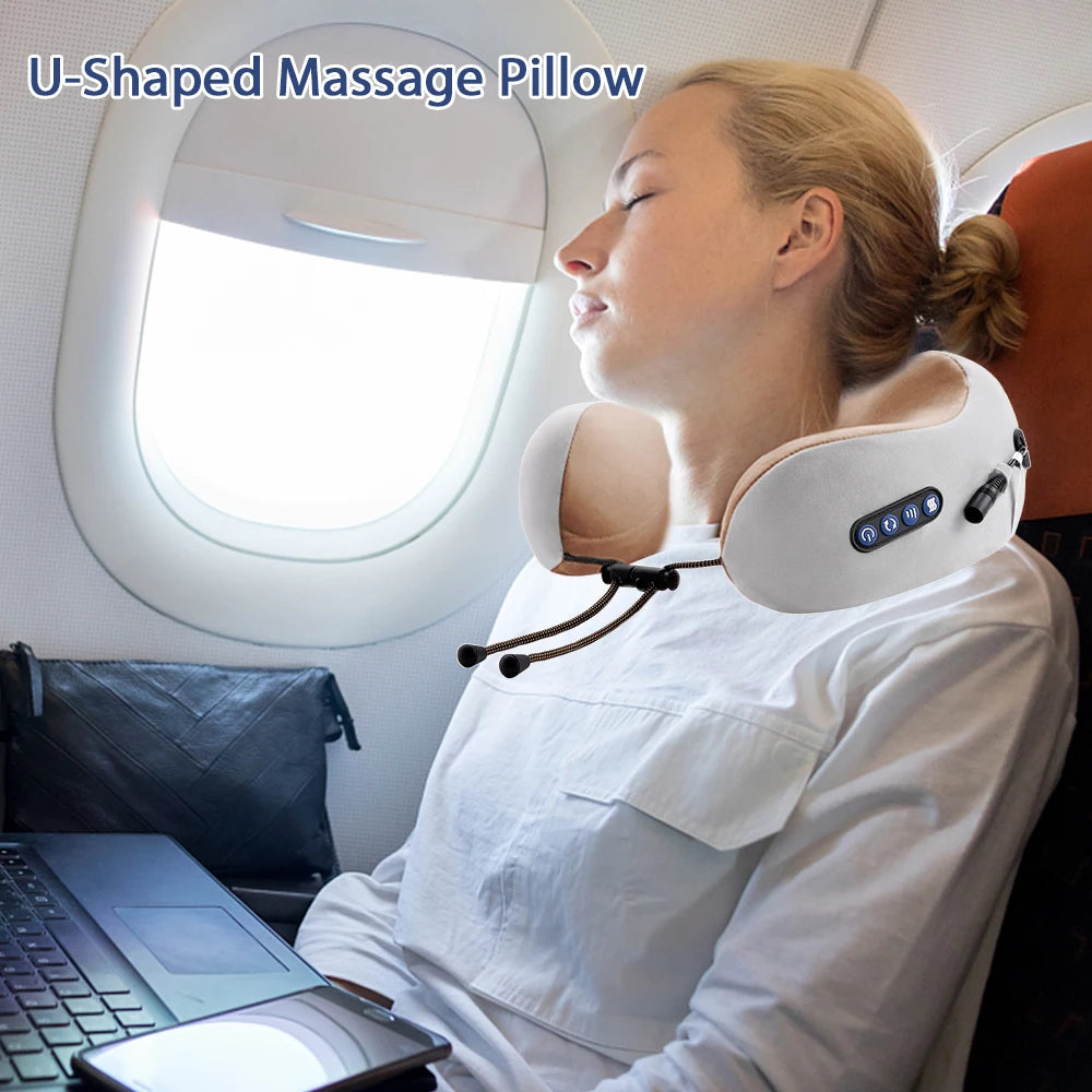 U-Shaped Neck Massager Pillow