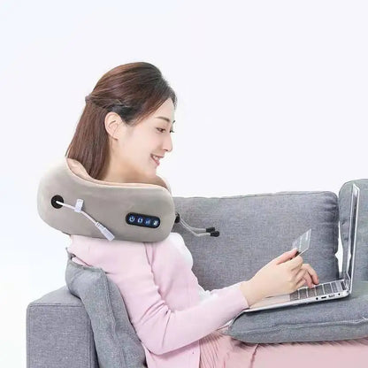 U-Shaped Neck Massager Pillow