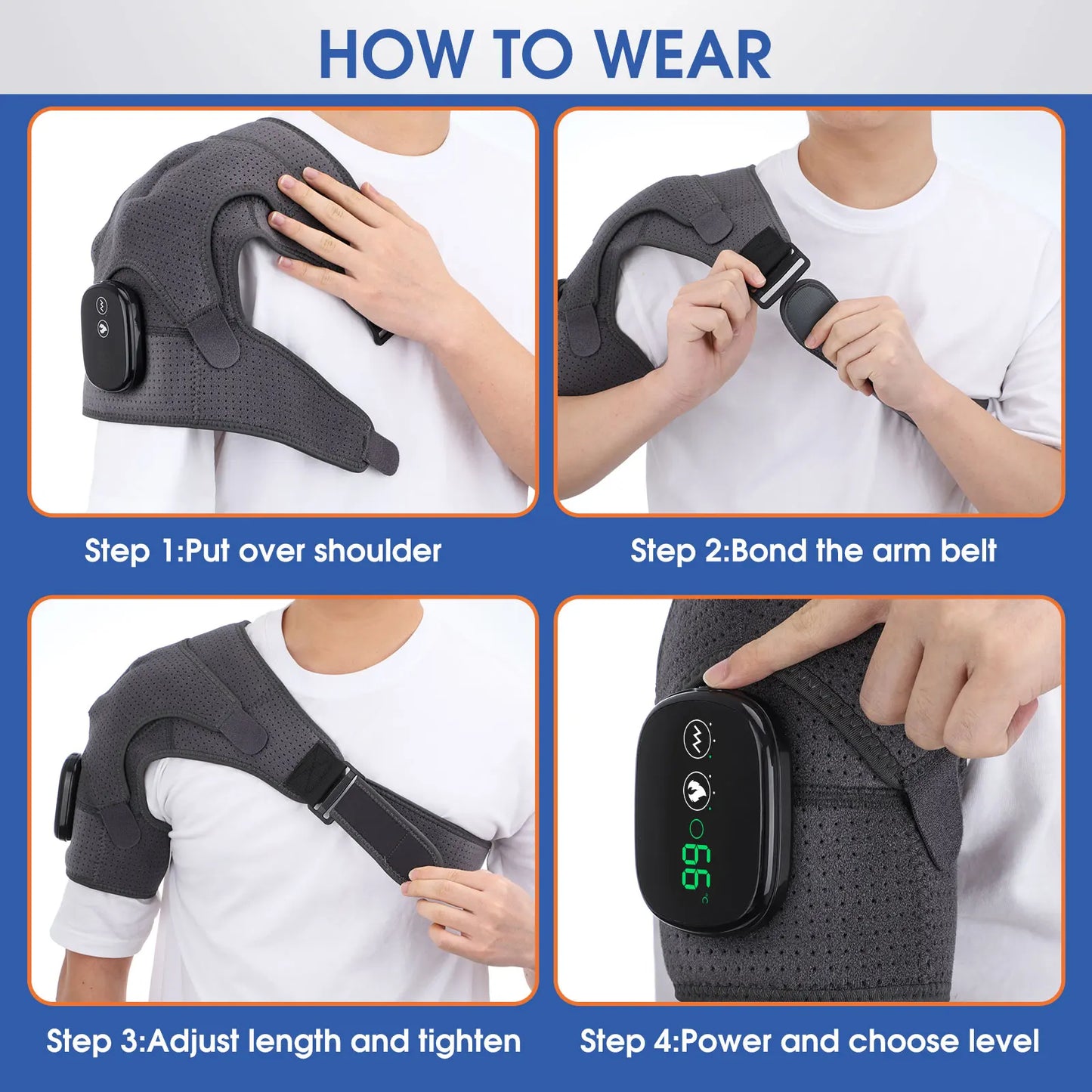 Electric Heated Shoulder Massager