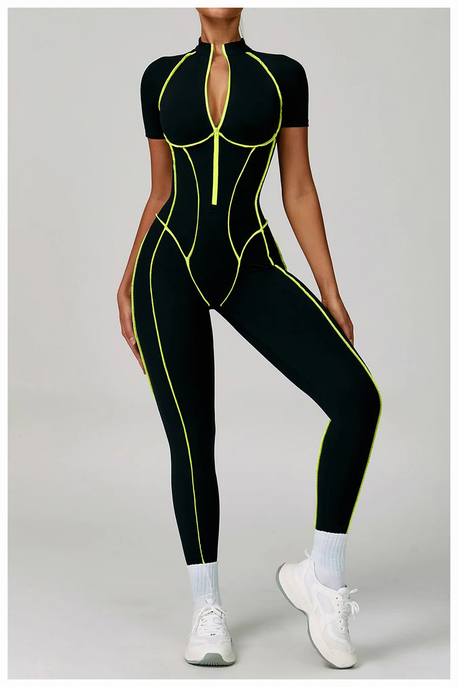 Women Bodysuit Yoga Set One-Piece Jumpsuit Gym Sports Push Up Dance Running Beautiful back tight-fitting fitness Workout Clothes