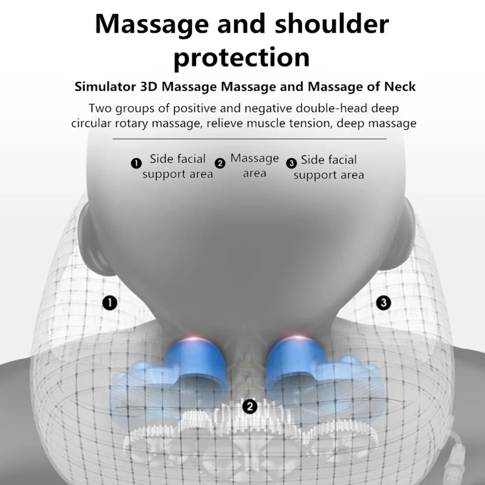 U-Shaped Neck Massager Pillow