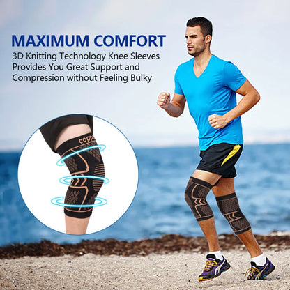 Copper Knee Support Sleeve for Joint Pain Relief & Sports