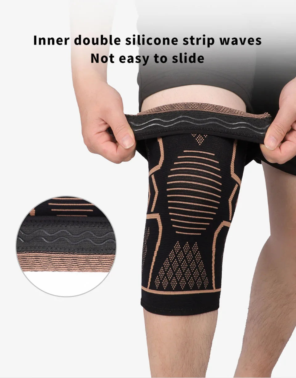 Copper Knee Support Sleeve for Joint Pain Relief & Sports