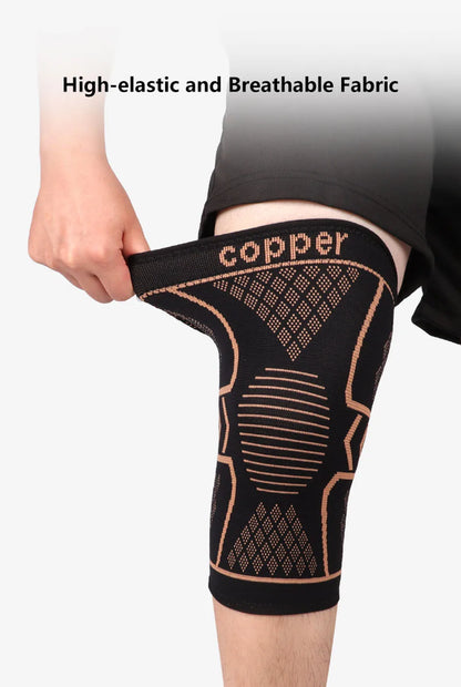 Copper Knee Support Sleeve for Joint Pain Relief & Sports